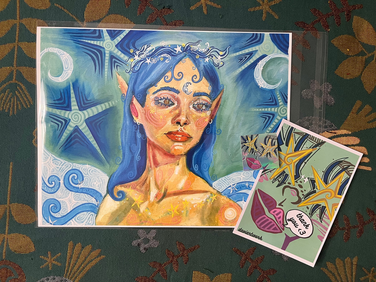 she is a moon fairy SMALL PRINT 8x10in