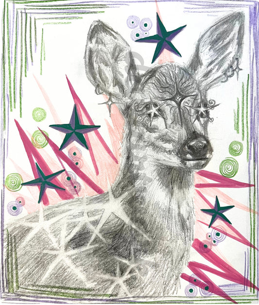 my deer PRINT 5x7 in