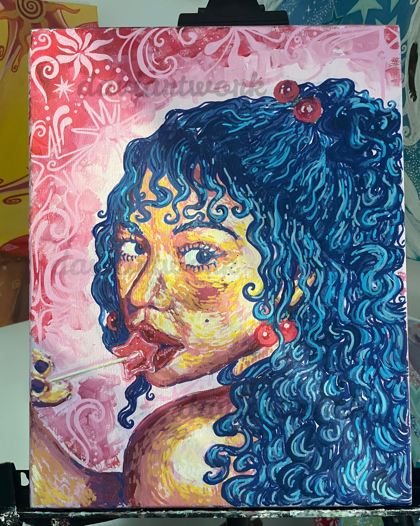 🍒~pop ORIGINAL 11x14in