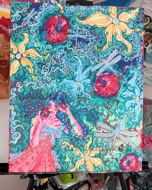 apple meadow ORIGINAL 16x20 in