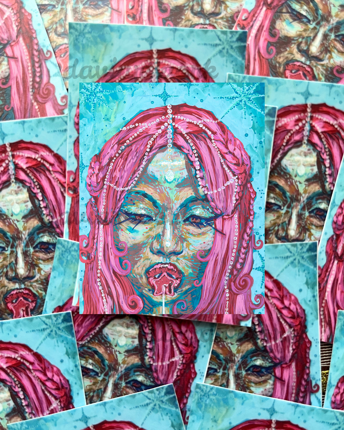 mermaid-pop STICKER