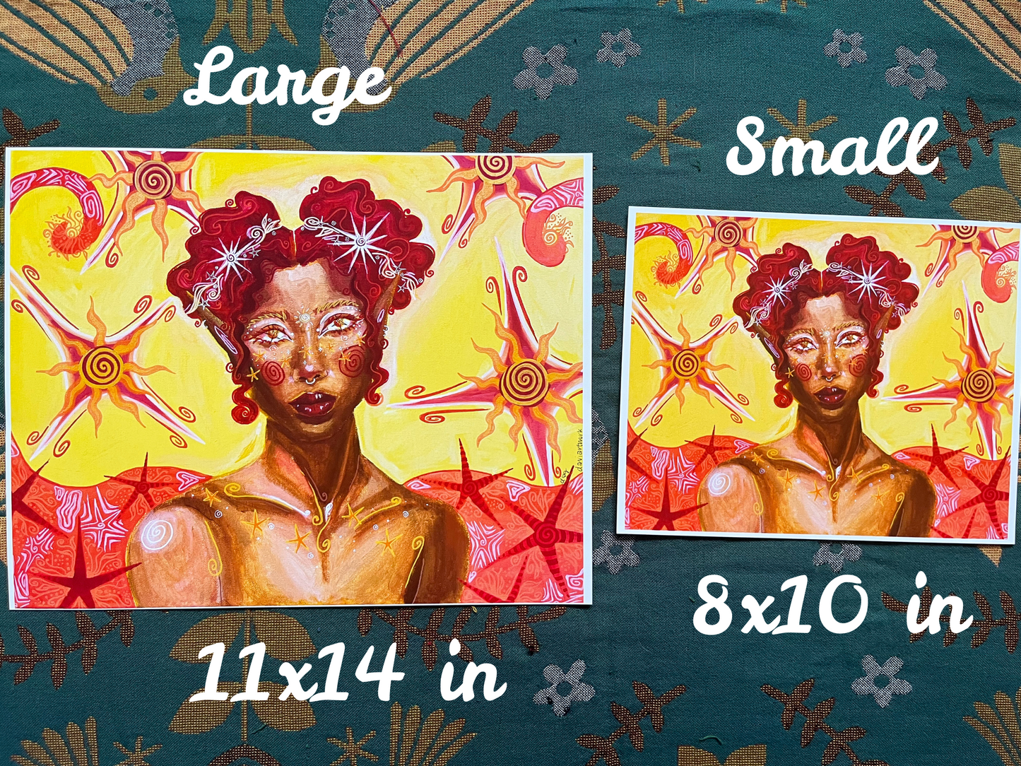 she is a sun fairy SMALL PRINT 8x10in