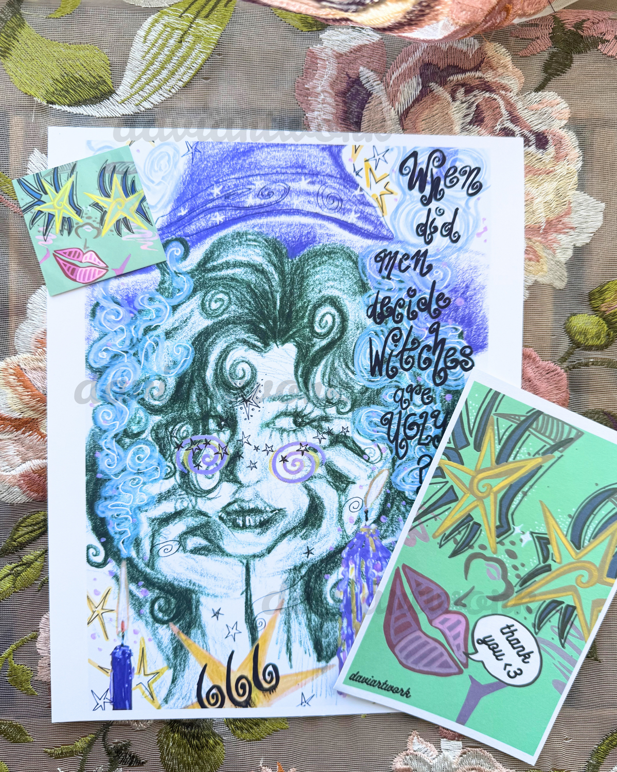 when did men decide witches are ugly? PRINT 8x10 in