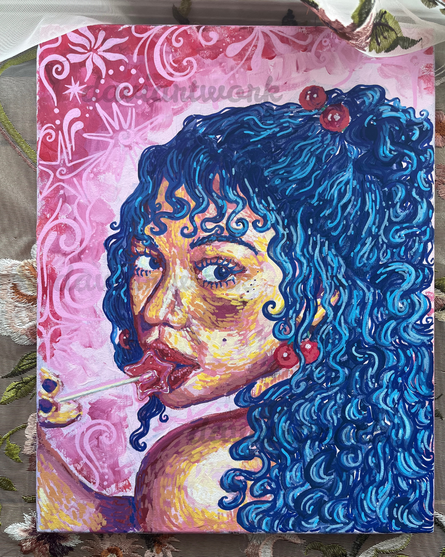 🍒~pop ORIGINAL 11x14in