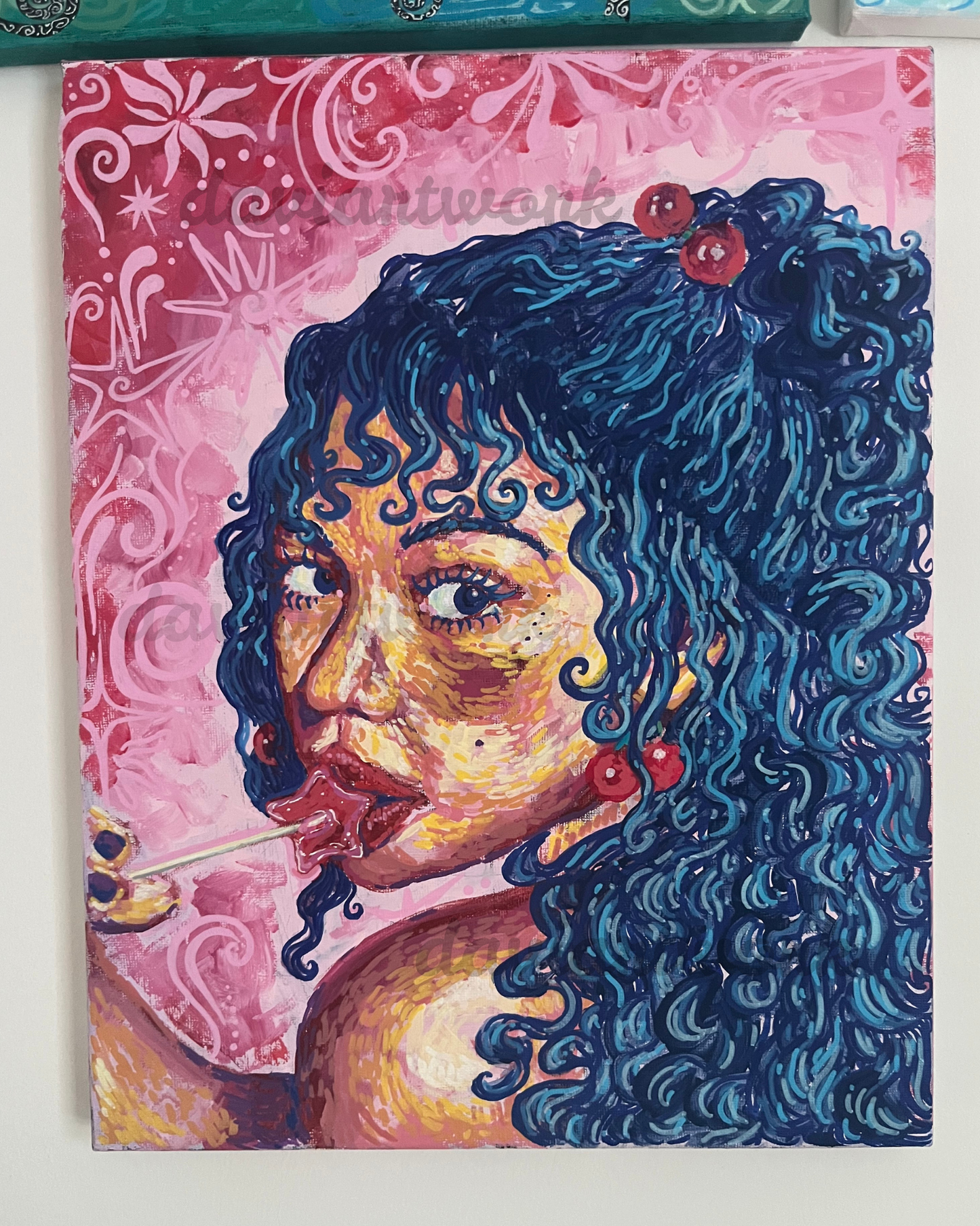 🍒~pop ORIGINAL 11x14in