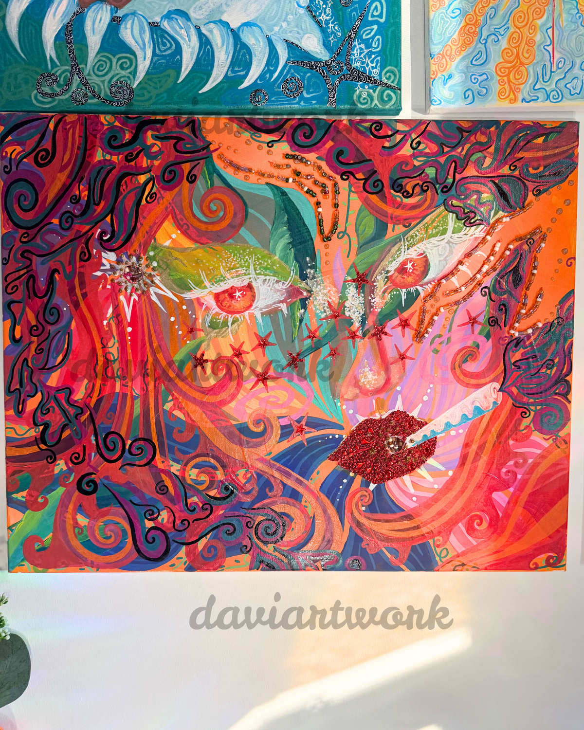 I am FALL, FALL is me ORIGINAL 20x16 in