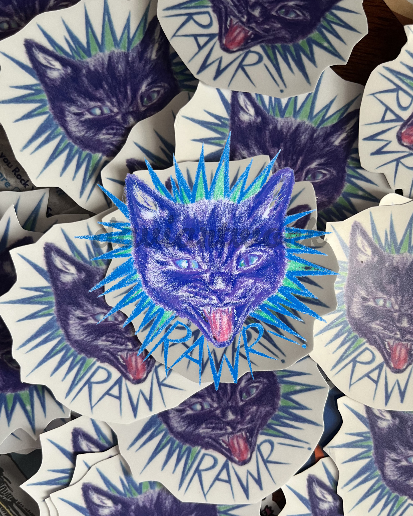 RAWR STICKER