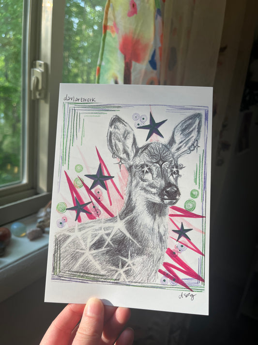 my deer PRINT 5x7 in