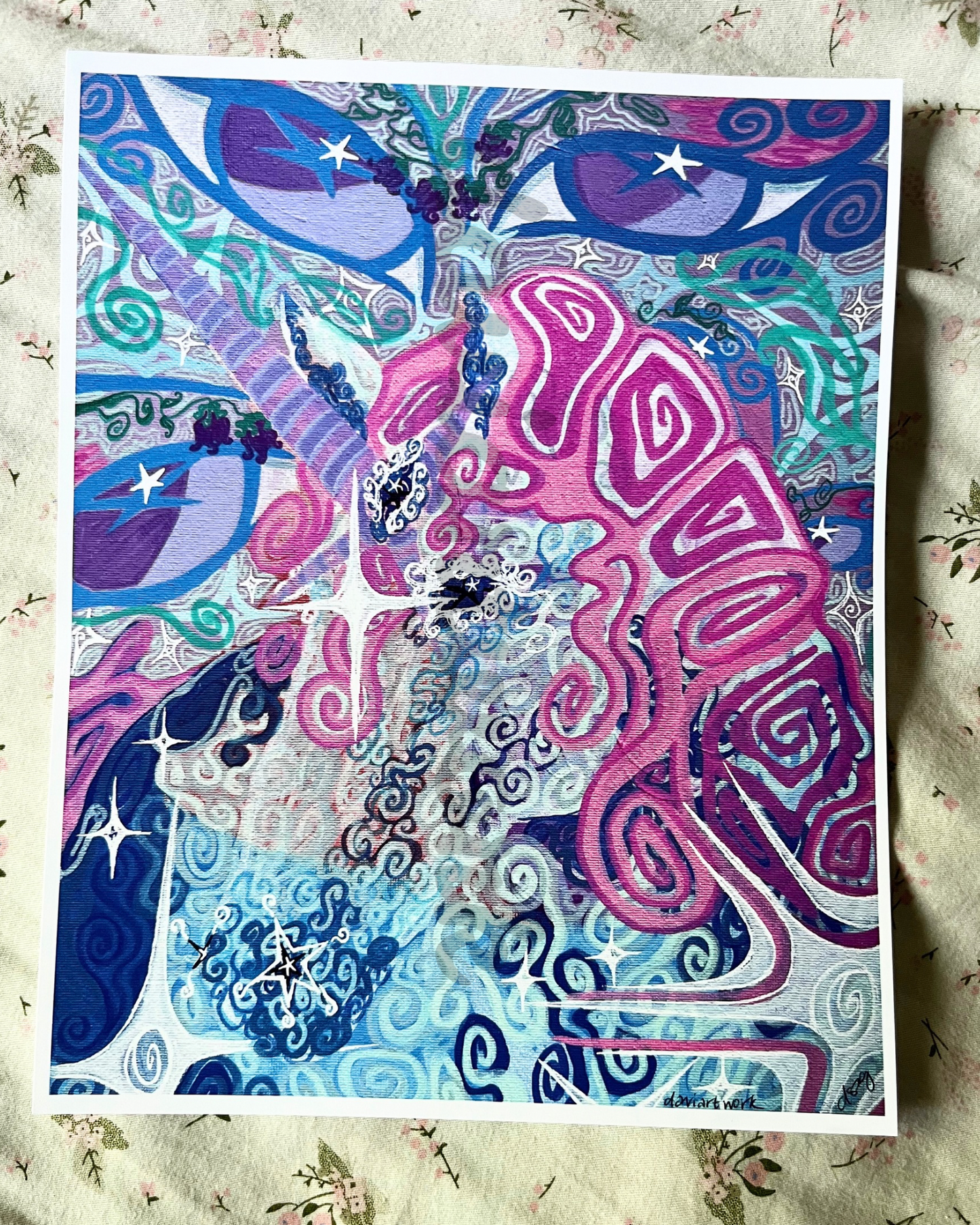 unicorn vision PRINT 8x10in