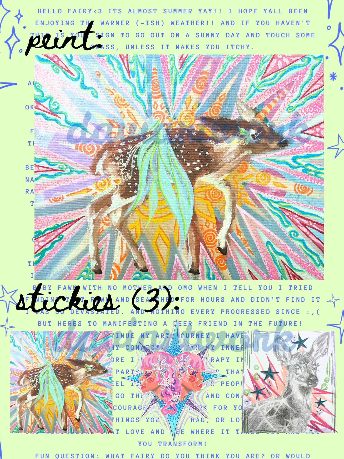 Starry Whims Monthly Print Club