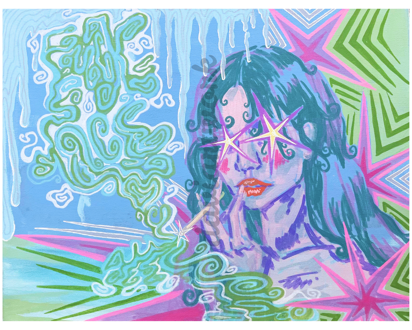 how i feel LARGE PRINT 11x14in