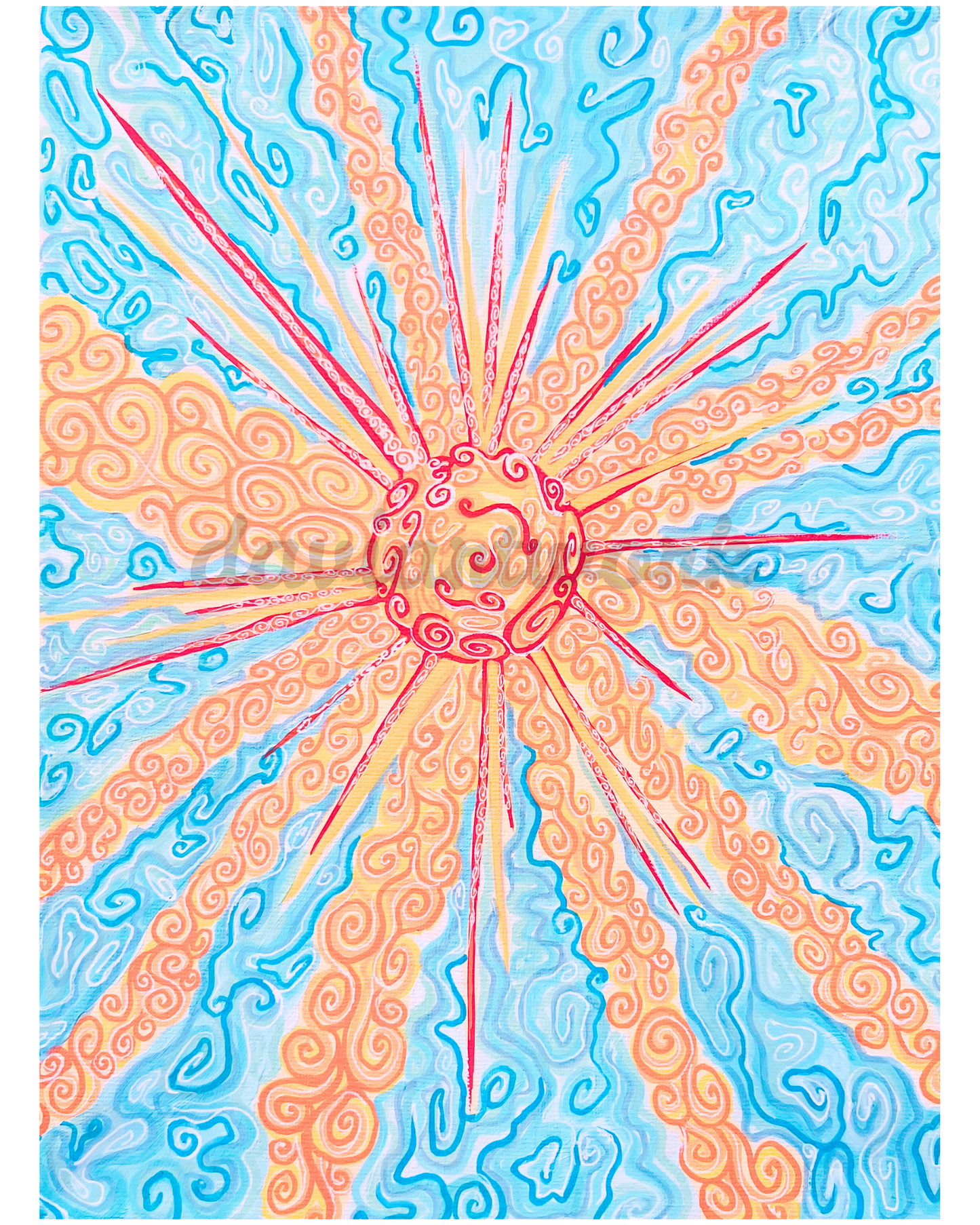 oh sun PRINT 8x10 in
