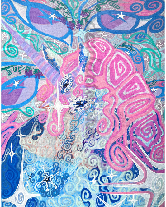 unicorn vision PRINT 8x10in