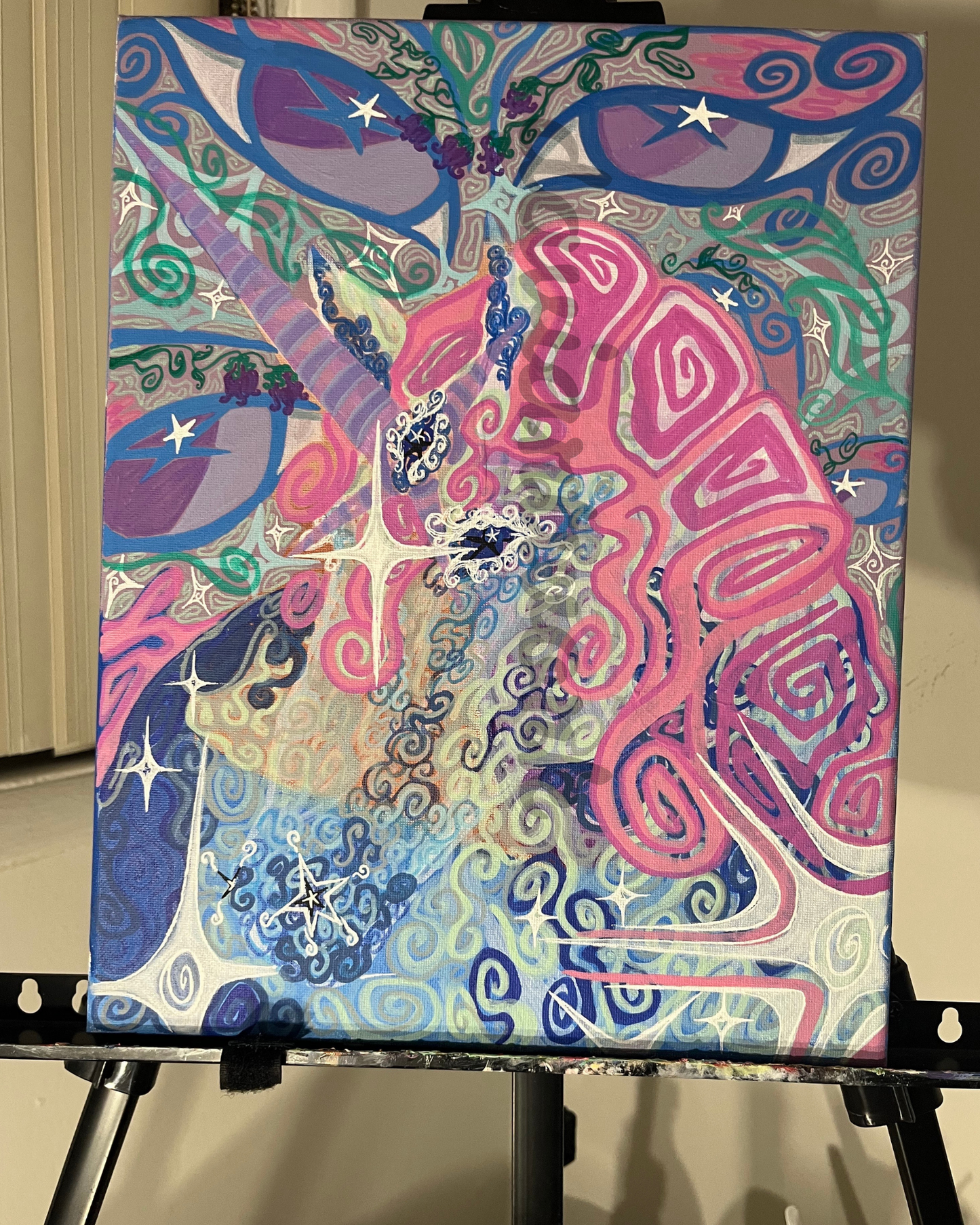 unicorn vision ORIGINAL 11x14in