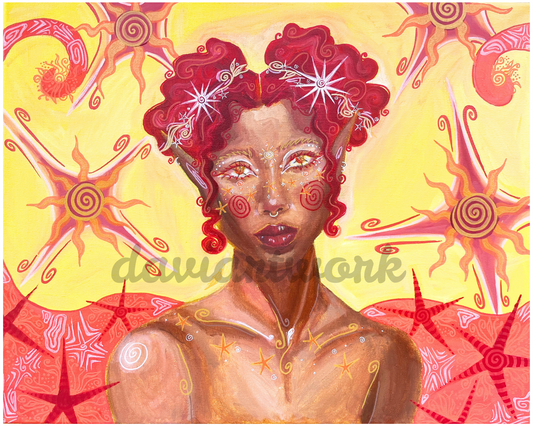 she is a sun fairy LARGE PRINT 11x14in