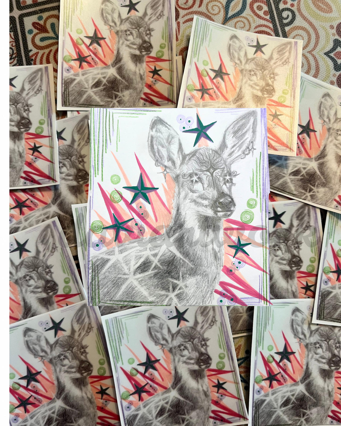my deer STICKER
