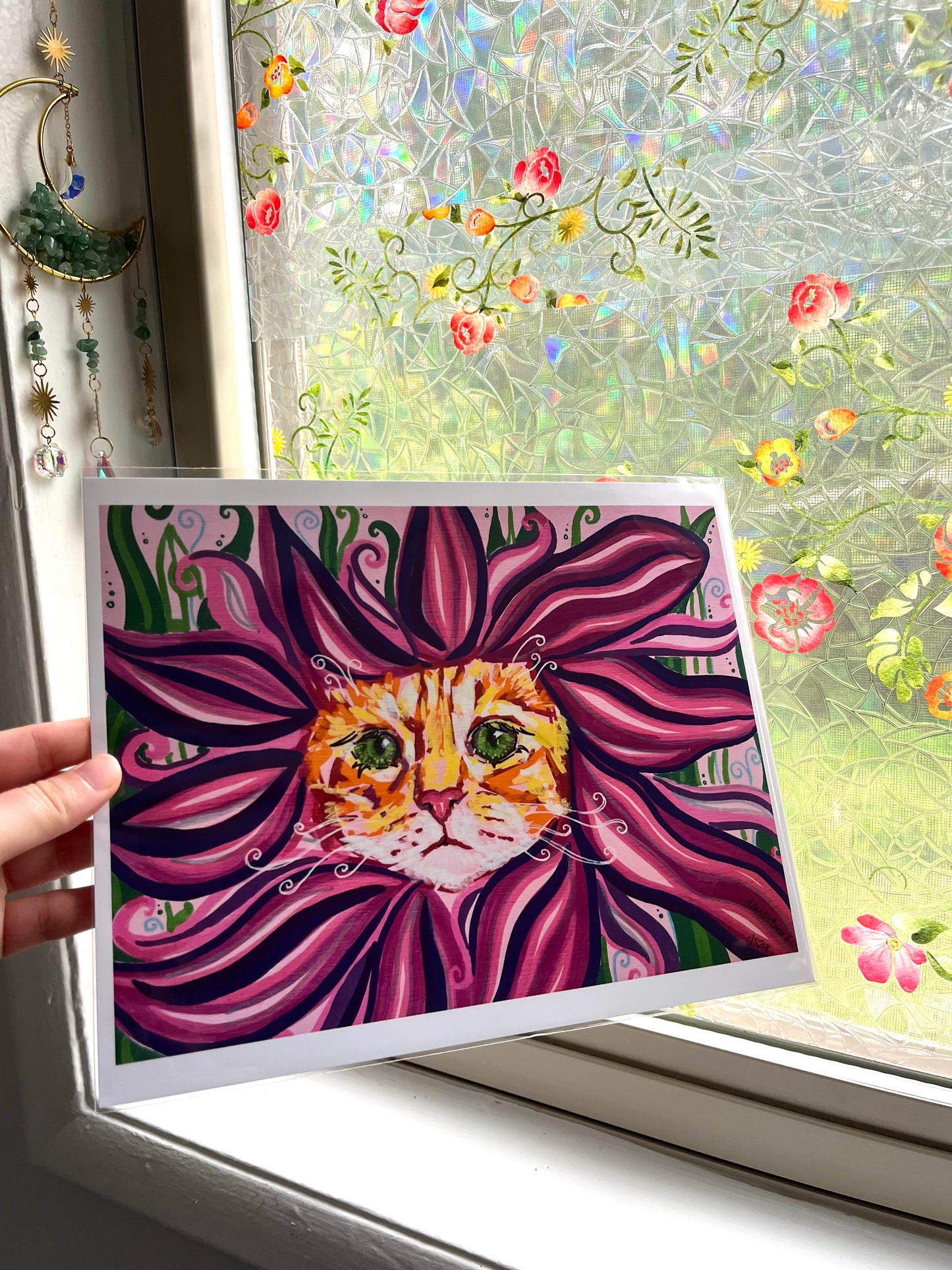 fiona flower PRINT 8x10in