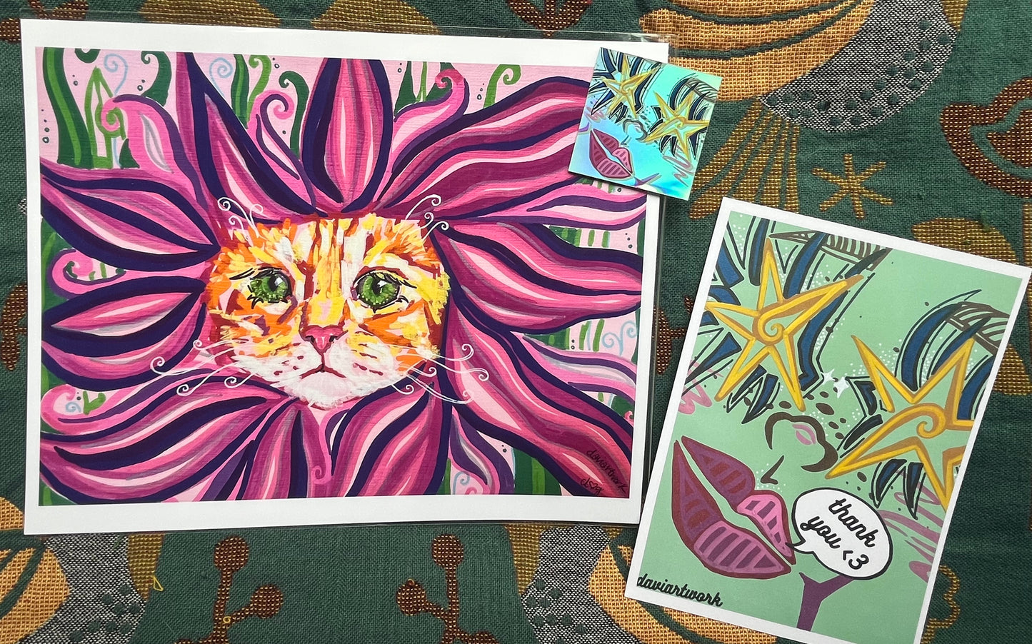 fiona flower PRINT 8x10in