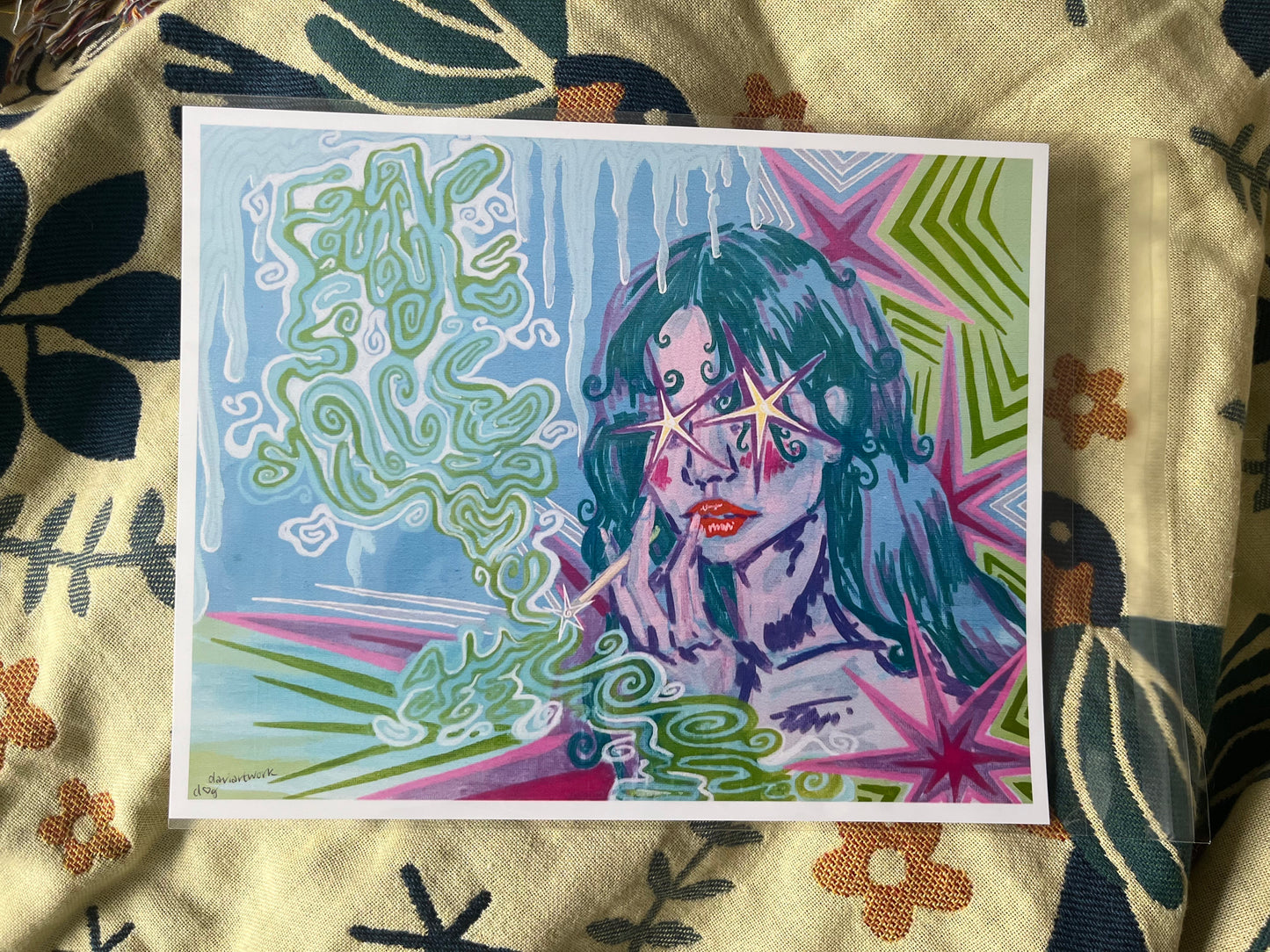 how i feel LARGE PRINT 11x14in