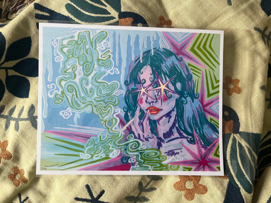 how i feel SMALL PRINT 8x10in