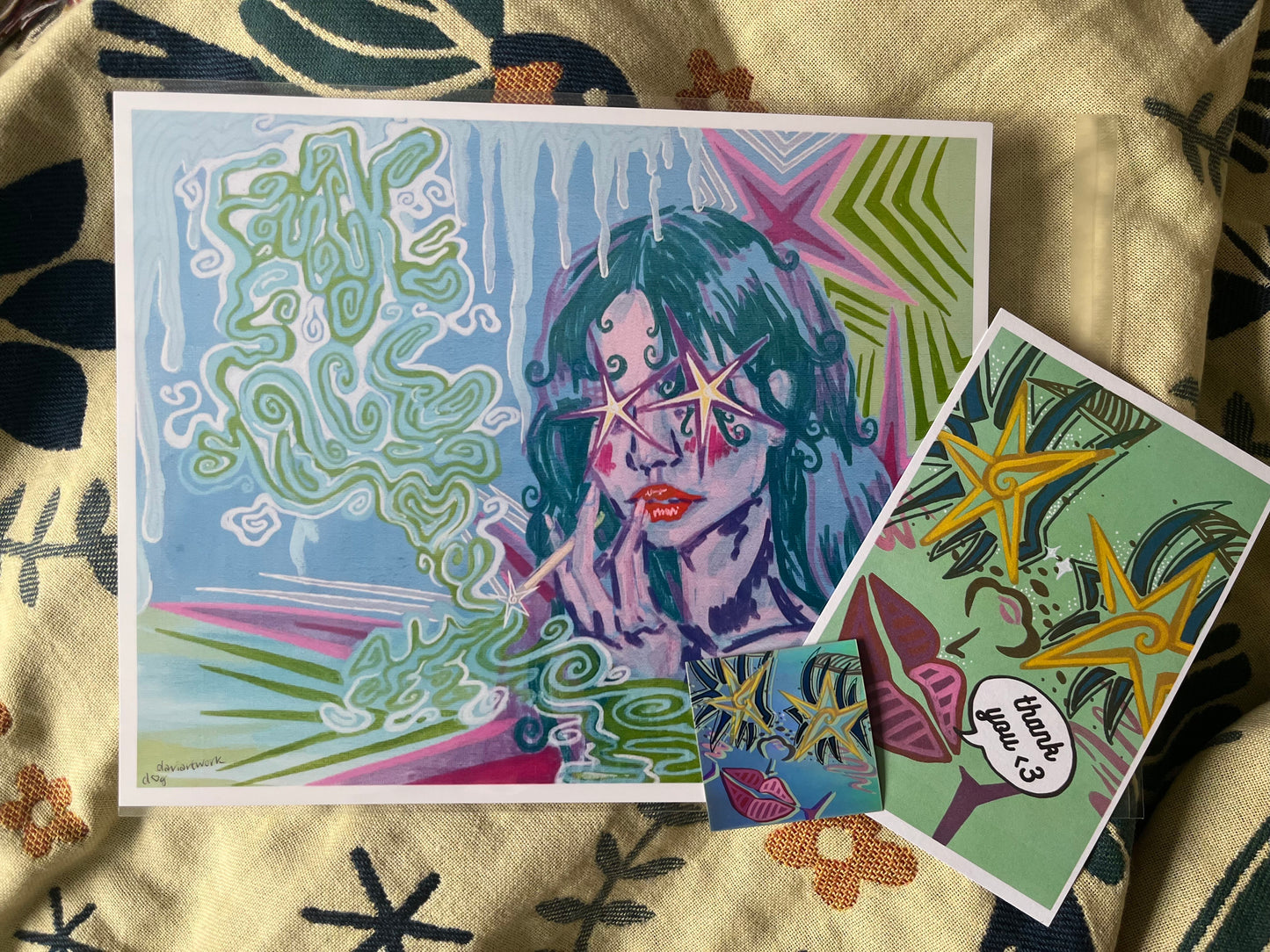 how i feel LARGE PRINT 11x14in