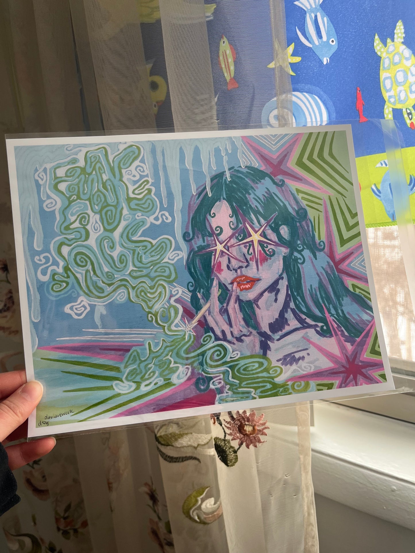 how i feel LARGE PRINT 11x14in