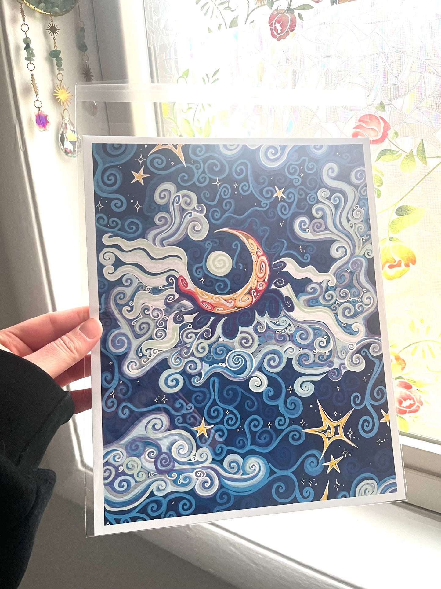 oh moon PRINT 8x10in