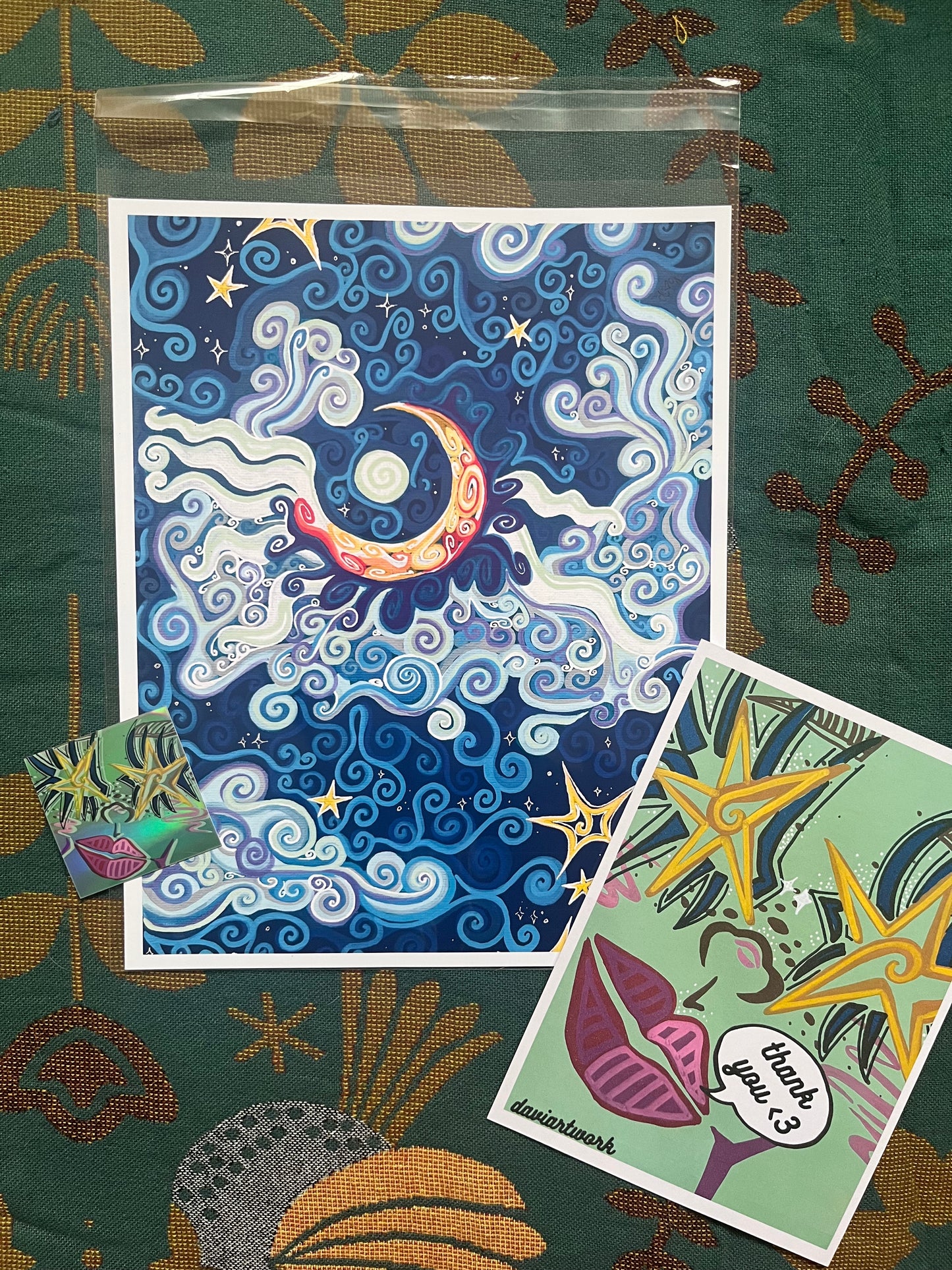 oh moon PRINT 8x10in