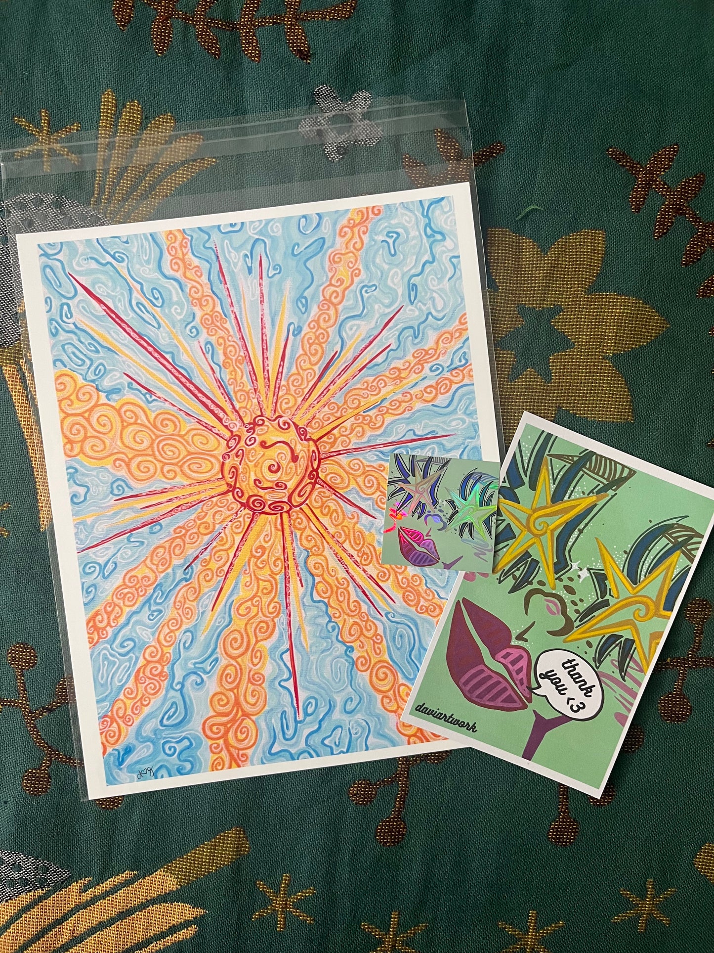 oh sun PRINT 8x10 in
