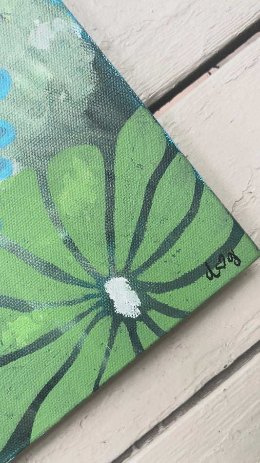 field of flowers 18x24 in