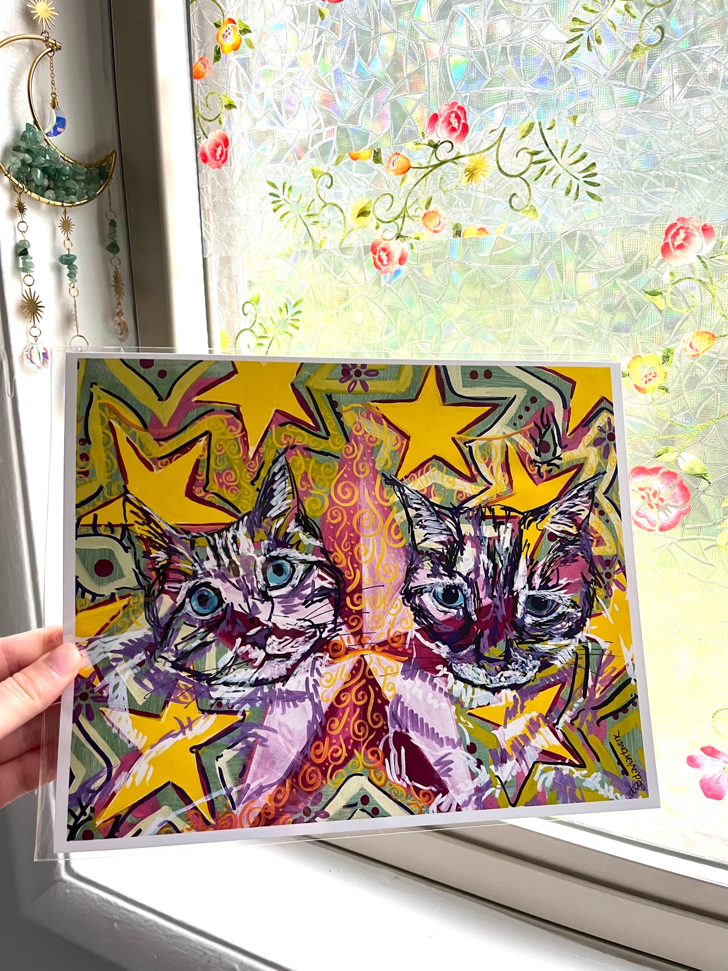 star cats PRINT 8x10in