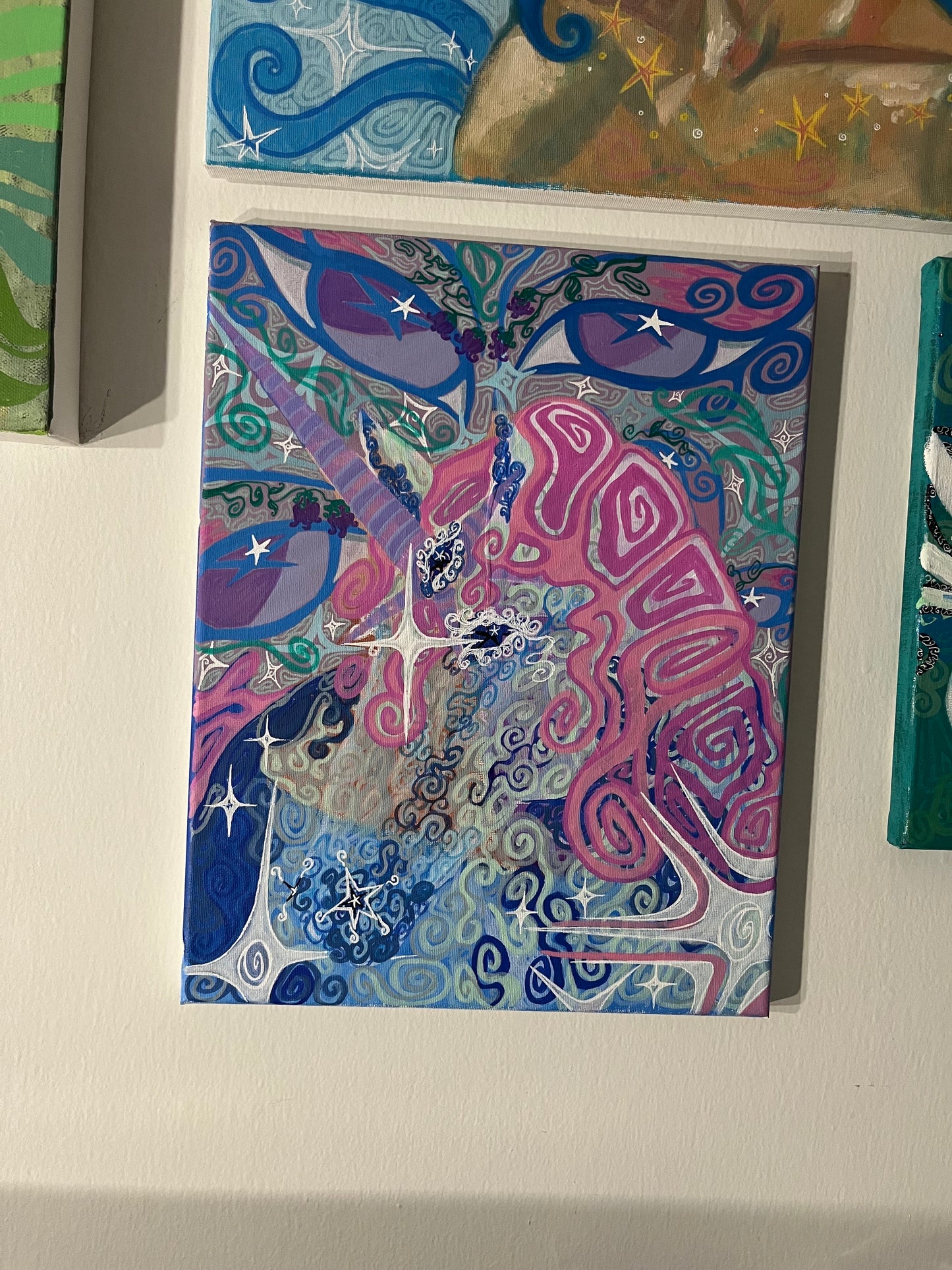 unicorn vision ORIGINAL 11x14in