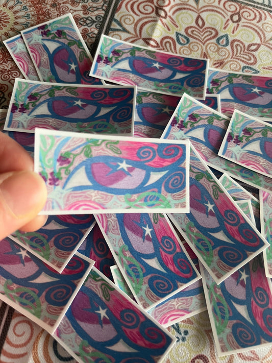 "unicorn vision" 2 STICKER