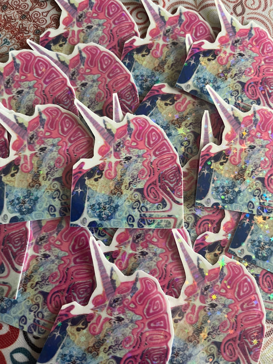 "unicorn vision" 1 STICKER
