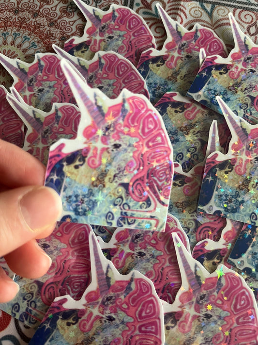 "unicorn vision" 1 STICKER
